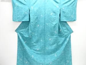 抽象模様単衣小紋着物（重ね衿付）